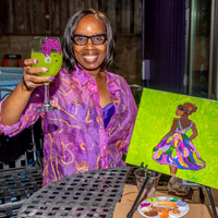 Roena 60th Birthday Sip-n-Paint